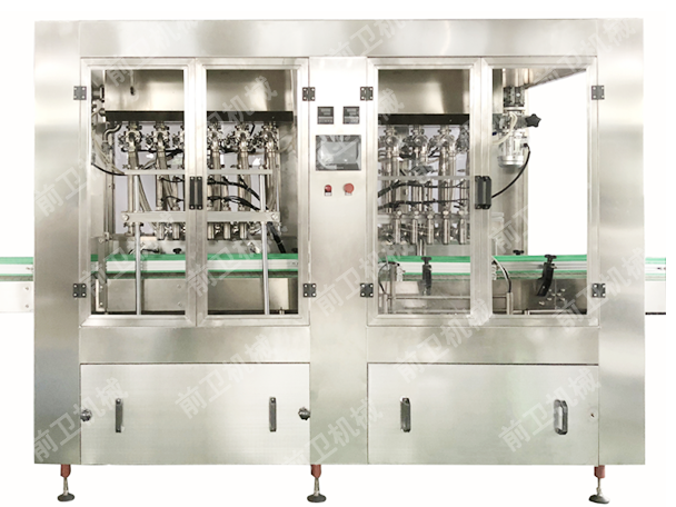 Straight line filling machine